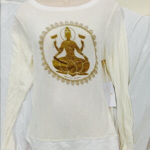 🙈SOLD! Spiritual gangster Buddha‎ lotus sweater